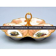 Менажница 24 см Магнолия Охота Бежевая MZ