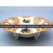 Фруктовница (Барбарина) 32 см Магнолия Охота Бежевая MZ