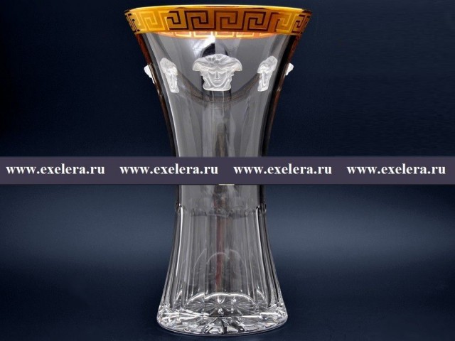 Ваза иксовка 35 см Гаргона Bohemia Crystal