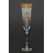 Набор фужеров для шампанского 180 мл Анжела Версаче R-G фон Bohemia Crystal