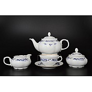 Чайный сервиз Thun Николь Синие цветы на 6 персон