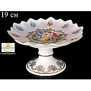 Конфетница 19 см Мадонна перламутр Корона Queens Crown