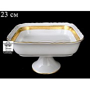 Салатник квадратный 23 см на ножке Maria Mate Бавария