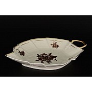 Салатник Лепесток 27 см Анжелика Слоновая кость Роза MZ