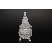 Конфетница доза Груша 20 см Glasspo Bohemia