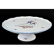 Тарелка для торта на ножке 30 см Офелия Гуси MZ