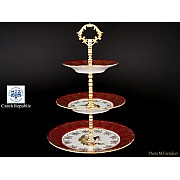Этажерка (Горка) 3 яруса Магнолия Охота Красная MZ