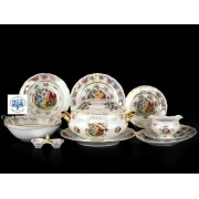 Столовый сервиз Офелия Мадонна перламутр MZ на 6 персон 27 предметов