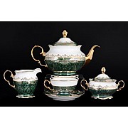 Чайный сервиз Зеленая Паутинка Royal Czech Porcelain на 6 персон