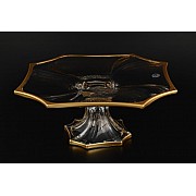 Фруктовница на ножке 33 см Bohemia Crystal
