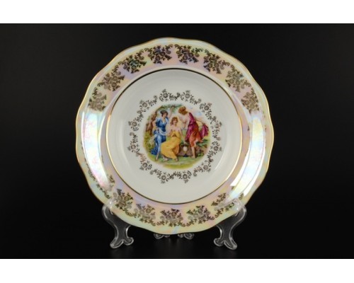 Набор тарелок глубоких 23 см Мадонна Перламутр Royal Czech Porcelain