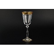 Набор фужеров для вина Bohemia Crystal Матовое золото E-V 185 мл