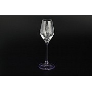 Набор рюмок для водки Bohemia Crystal Фиолетовая ножка E-V 60 мл