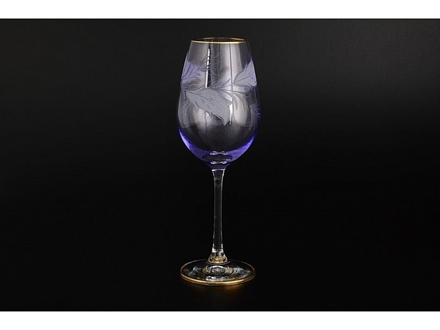 Набор фужеров для вина Bohemia Crystal Фиолетовый E-V 250 мл