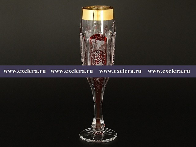Набор фужеров для шампанского Bohemia Crystal Сафари 6 шт Набор фужеров для шампанского Bohemia Crystal Сафари 6 шт