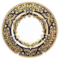 Набор тарелок Falkenporzellan Natalia cobalt gold 28 см