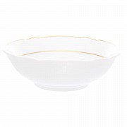 Салатник Thun Констанция отводка золото 16 см