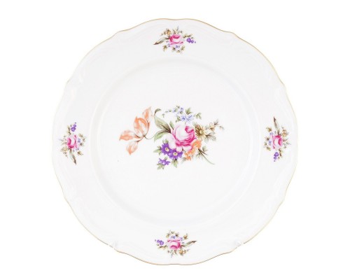Набор тарелок плоских 25 см Мейсенский букет Repast 6 шт