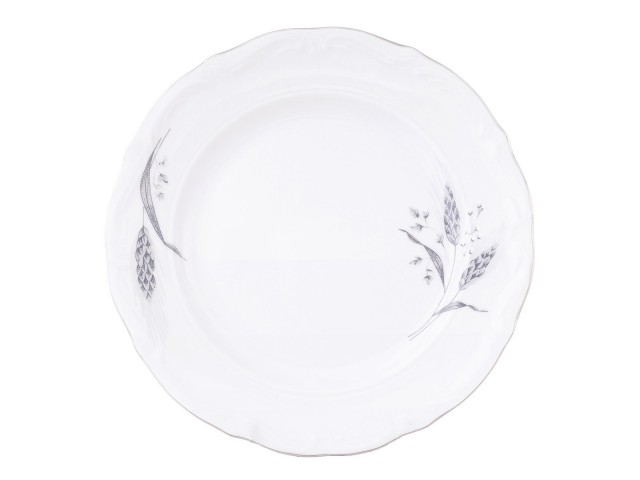 Набор плоских тарелок 19 см Серебряные колосья Repast 6 шт