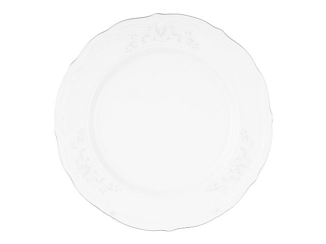 Набор плоских тарелок 25 см Свадебный узор Repast 6 шт