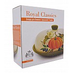 Блюдо для блинов с крышкой Тыква Royal Classics 23 см