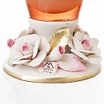 Ваза для цветов White Cristal розовая 40 см