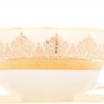 Набор чайных пар Falkenporzellan Constanza Marakesh Cream Gold 210 мл