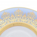 Набор тарелок Falkenporzellan Constanza Marakesh Blue Gold 22 см