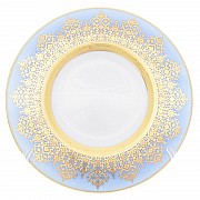 Набор тарелок Falkenporzellan Constanza Marakesh Blue Gold 22 см