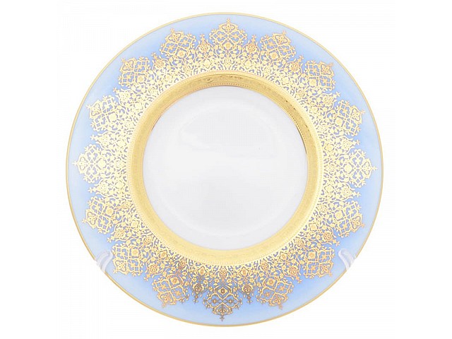 Набор тарелок Falkenporzellan Constanza Marakesh Blue Gold 22 см