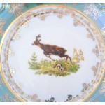 Набор тарелок Охота зеленая Мария-тереза Repast 17 см 6 шт
