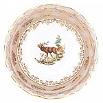 Набор салатников Queen's Crown Aristokrat Охота бежевая 16 см