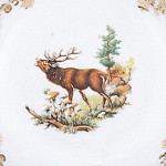 Набор салатников Queen's Crown Aristokrat Охота бежевая 16 см