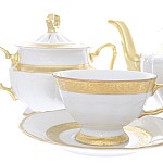Чайный сервиз Мария-тереза Матовая полоса Repast 15 предметов на 6 персон