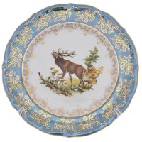 Набор тарелок Repast Охота зеленая Мария-тереза R-C 25 см