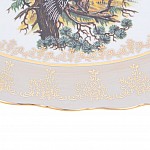 Блюдо овальное на ножке Queen's Crown Aristokrat Охота бежевая 32 см Блюдо овальное на ножке Queen's Crown Aristokrat Охота бежевая 32 см