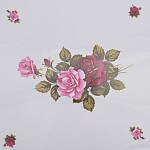 Блюдо квадратное Queen's Crown Роза перламутр 34x29 см