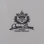 Блюдо квадратное Queen's Crown Роза перламутр 34x29 см