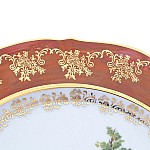 Набор тарелок Repast Охота красная Мария-тереза R-L 27 см