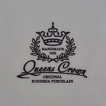 Фруктовница Queen's Crown Золотая роза 27 см