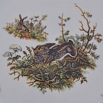 Тарелка Repast Охота зеленная Мария-тереза R-C 25 см