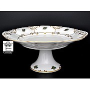 Фруктовница на ножке Venezie Greenrose Polierg Бавария