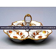 Менажница 19 см Анжелика Золотая роза Винтаж MZ