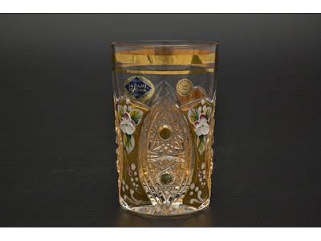 Набор стаканов для воды 200 мл Jahami Золото 6 шт