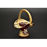 Корзина 12 см Bohemia Лепка Красная E-V