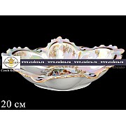 Конфетница 20 см Мадонна перламутр Корона Queens Crown
