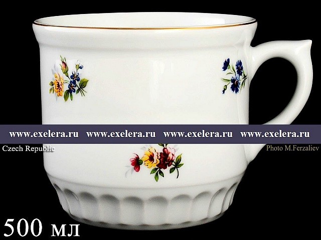 Кружка средняя сельская Цветок Queens Crown