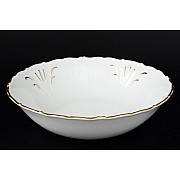 Салатник 26 см Лиана Золотой узор MZ