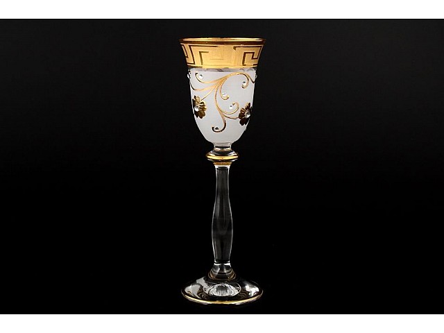 Набор рюмок для водки 60 мл Анжела Костка Кутка R-G фон Bohemia 6 шт