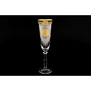 Набор фужеров для шампанского 190 мл Анжела Версаче Лев R-G фон Bohemia Crystal 6 шт